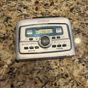 Aiwa HS-TX591 portable AM/FM radio and cassette player - ONLY Radio Works